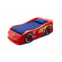   Disney Pixars Cars the Movie Lightning McQueen Sports Car Twin Bed