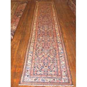   Hand Knotted Antique Malayer Persian Rug   164x35