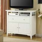   Cottage TV Stand With Storage Drawers and 2 Door Cabinet and Shelves