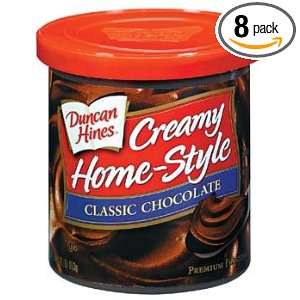 Duncan Hines Creamy Home Style Classic Chocolate Frosting, 16 Ounce 