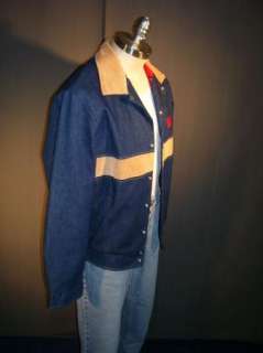 Vtg 1980s SCAG Commercial Lawn Mower K Brand Denim Jacket/Coat NOS 