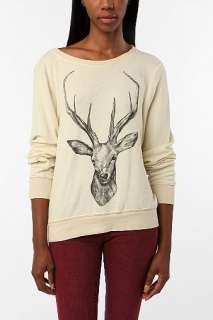 UrbanOutfitters  Wildfox Couture Stag Baggy Beach Sweatshirt