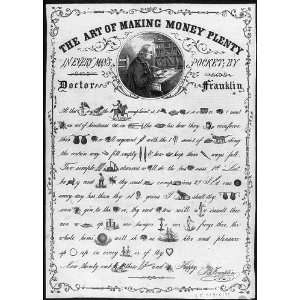   Art of Making Money Plenty in Every Mans Pocket,1854