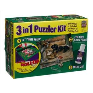  Little Rascals 3 in 1 Kit Mat Glue and Jigsaw Puzzle 550pc 