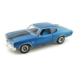  1970 Chevy Chevelle SS 396 1/18 Le Mans Blue Toys & Games