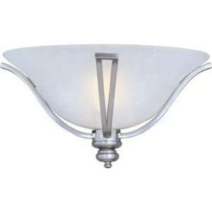 Madera Collection 3 Light 16 Satin Silver Flush Mount with Ice Glass 