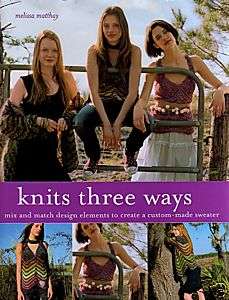 KNITS THREE WAYS by MELISSA MATTHAY #5582  