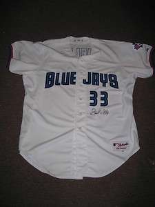 David Wells Game Used 2000 Toronto Blue Jays Home Jersey His only 20 