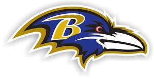 Baltimore Ravens Helmet Logo 12 Vinyl Car Magnet  