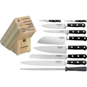    LamsonSharp 10 Piece Forged Knife Set with Block