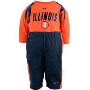   Nike Illinois Fighting Illini Infant Creeper Suit