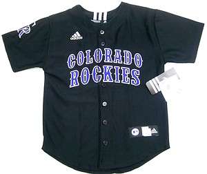 Adidas Colorado Rockies Baseball Sewn Jersey Youth L  
