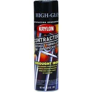  Krylon 16oz Black Wrought Iron Contractor Spray
