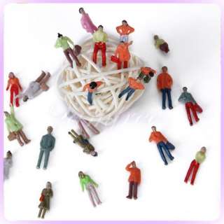100 Painted Model People Architectural Train Figures HO  