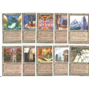  Magic the Gathering 10 Urza Lands from the Chronicles 