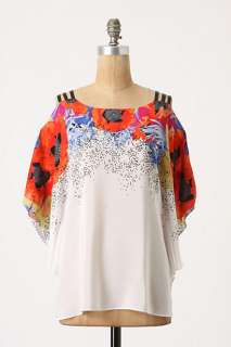 Scattered Heartsease Blouse   Anthropologie