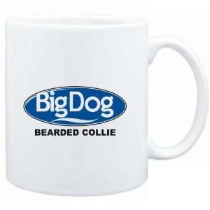    Mug White  BIG DOG  Bearded Collie  Dogs
