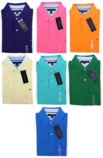 NEW NWT TOMMY HILFIGER MENS CLASSIC FIT SOLID COLOR SHORT SLEEVE POLO 