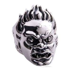  Demon Head Ring Lord of the Rings Styled Jewelry .925 
