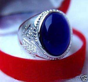 Exquisite Vogue Mens blue Opal Rings size 8 9 11 12  