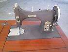 ANTIQUE DOMESTIC ROTARY SEWING MACHINE 153 SERIES w/ WOODEN TABLE CASE