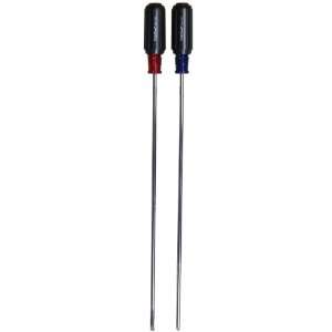   Long Reach Cushion Grip Slotted and Phillips Screwdriver Set, 2 Piece