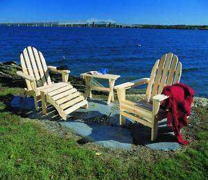 Rustic Cedar Adirondack Outdoor Patio Deck Chairs  