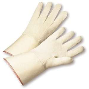  Radnor Mens White 12 Ounce 100% Cotton Canvas Gloves With 