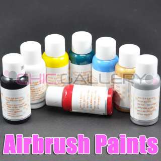   color of airbrush paints for nail arts figures models crafts