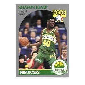  1990 91 Hoops #279 Shawn Kemp RC