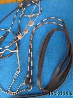 Antique Silver Parade Saddle Set Ted Flowers Bridle Breastcollar MINT 