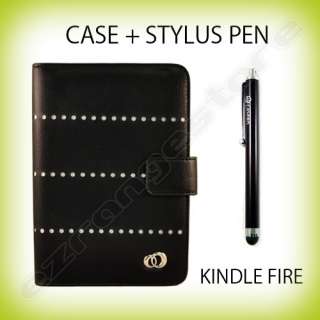   Case Cover Jacket + Stylus Pen for  Kindle Fire Tablet  
