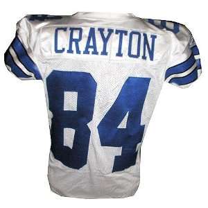 Patrick Crayton #84 Cowboys Game Issued White Jersey (Tagged 2005 