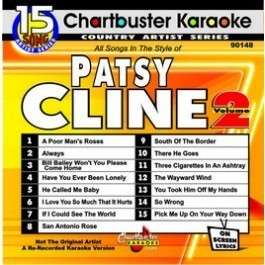 Patsy Cline Greatest Hits CHARTBUSTER KARAOKE CDG vol 2  