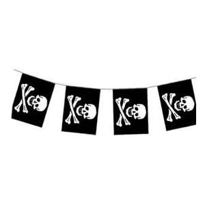  Just For Fun Pirate Flag Paper Party Bunting 8Ft Toys 