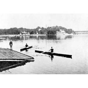  Early Day Scullers, Philadelphia, PA 24X36 Giclee Paper 