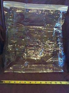 55 Large Zipper Clear Plastic Storage Bags Sweaters Sheets Etc.  