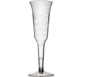 Flarware Champagne Flutes [ Plastic 10   5 oz] Wedding/Party  