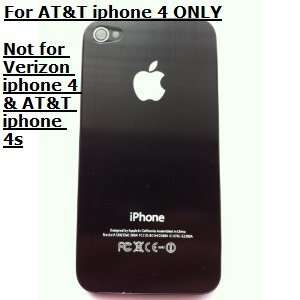  AT&T GSM iPhone 4 Back Cover with Frame for iPhone 4 4g Rear Glass 