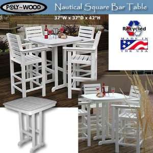  Polywood Nautical Bar Table
