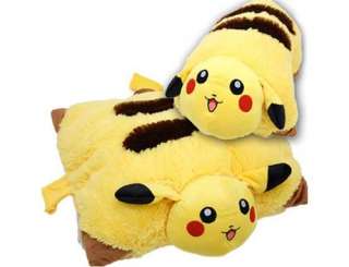   size Pokemon Pikachu cushion Transforming PILLOW Soft Plush Toy  