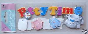 Baby18 JOLEES 3D Stickers TODDLER POTTY TRAINING TIME  