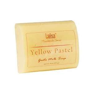  Yellow Pastel Handmade Goats Milk Soap Bar Beauty