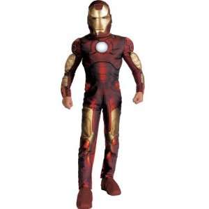   Iron Man Deluxe Costume   Iron Man Child Deluxe Costume Toys & Games