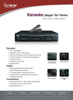 RJ Tech RJ4200II Professional DVD/ Karaoke/ CDG Player  
