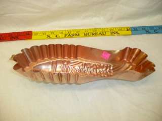 Fish Jello pudding cake MOLD wall hanging decoration vintage copper 
