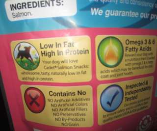   100% Salmon Snacks 300 Pieces Dog Treats Grain Free Omega 3 & 6  