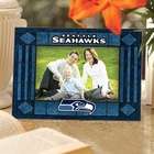 The Memory Company Seattle Seahawks Art Glass Horizontal Picture Frame