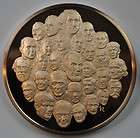 1776 1976 Franklin Mint USA Bicentennial Bronze Medal 2000 Grains Edge 