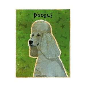  John Golden   Poodle (grey) Canvas